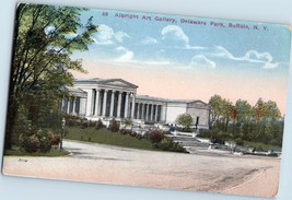 Albright Art Gallery Delaware Park Buffalo New York Postcard - £8.87 GBP