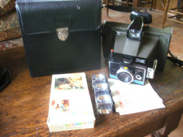 Vintage Polaroid Colorpack II Land Camera with Flashbulbs; Case &amp; Papers - $17.77