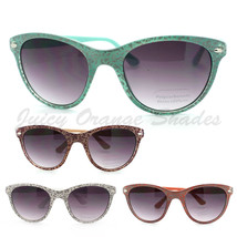 Womens Round Keyhole Sunglasses New 2 Tone Pattern 4 Color Fashion Eyewear - $7.95