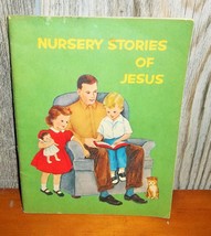 Vintage 1957 Katherine Royer Nursery Stories of Jesus Book Illustrate Hostetler  - £19.98 GBP