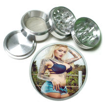 Chola Pin Up Girls D13 63mm Aluminum Kitchen Grinder 4 Piece Herbs &amp; Spices - £13.32 GBP