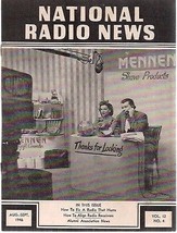 NATIONAL RADIO NEWS August-September 1946 technical newsletter Mennen cover - £7.86 GBP
