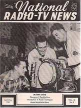 National Radio Tv News April May 1952 Technical Newsletter - £7.90 GBP