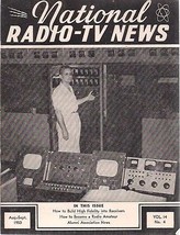 National Radio Tv News August September 1950 Technical Newsletter - £7.83 GBP