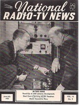 National Radio Tv News June July 1953 Technical Newsletter - £7.86 GBP