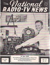 National RADIO-TV News August-September 1955 Technical Newsletter - £7.82 GBP