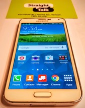 Samsung Galaxy S5 &quot;White&quot; Verizon Unlocked, 4g lte runs on Straight Talk... - $229.45