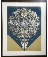 Shepard Fairey Holiday Earth Crisis Signed #&#39;d Limited Edition, Framed - $267.25 CAD