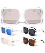 WOMENS XL OVERSIZED LUXURY SQUARE BUTTERFLY SUNGLASSES ELEGANT ELITE RET... - $219.49 MXN