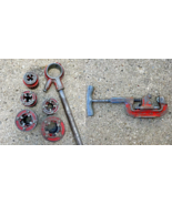 Pipe Threader Die Set Cutter Ratchet Toledo No11  and Pipe Cutter - £40.01 GBP