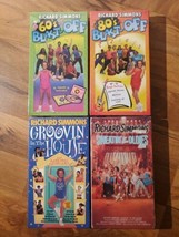 Richard Simmons SEALED VHS Lot Of 4 Sweatin&#39; sweating to the Oldies Groovin 80s - £11.19 GBP