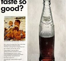Coca Cola Tab 1 Calorie Beverage 1965 Advertisement Soda Pop Classic DWII1 - $56.04 CAD