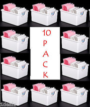 Plastic Sugar Packet Holder Caddy 10 Pack White Brand New Fedex Shipping Free! - £44.15 GBP