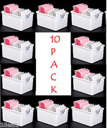 Plastic Sugar Packet Holder Caddy 10 PACK White BRAND NEW FEDEX SHIPPING... - £43.02 GBP