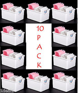 Plastic Sugar Packet Holder Caddy 10 PACK WHITE BRAND NEW FEDEX SHIPPING... - $47.67 CAD