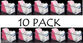 Plastic Sugar Packet Holder Caddy 10 Pack Clear Brand New Fedex Shipping Free! - £43.91 GBP