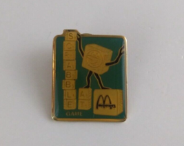 Scrabble At McDonald&#39;s Employee Lapel Hat Pin - £5.80 GBP