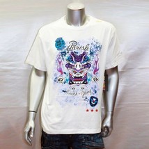 Men&#39;s Parish White | Purple &quot;Death or Glory&quot; Short Sleeve Tee Shirt NWT - $58.00