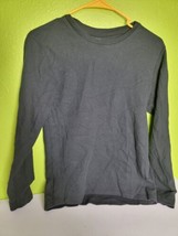 Savane Outfitters Thermal Under Shirt Slim Fit Medium Black Long Sleeve - $30.37
