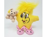 9&quot; IT&#39;S ALL GREEK TO ME YELLOW STAR HOLDING TEDDY BEAR STUFFED ANIMAL PL... - $26.60