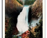 Great Falls Yellowstone National Park WY UNP Haynes WB Postcard W20 - $1.93