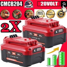2pack For Craftsman V20 Li-Ion Battery 6.0Ah 20 Volt Max CMCB206 CMCB204... - $82.64