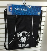 NBA Brooklyn Nets Axis Backsack, Black - $14.99