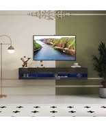 80&quot; Floating TV Stand w/ LED Lights &amp; Charging Station - €196,81 EUR