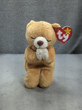 Vintage TY Beanie Baby Hope Praying Bear Plush With Tag - $7.98