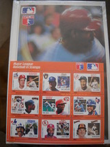 * 1990 Major League Baseball Grenada Stamps Collection Book Lou Gehrig O... - $15.00