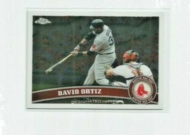 David Ortiz (Boston Red Sox) 2011 Topps Chrome Card #12 - £3.87 GBP