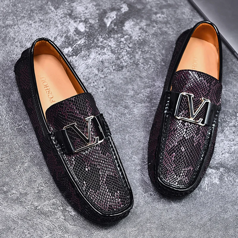  shoes casual loafers slip on business dress shoes comfortable driving footwear zapatos thumb200