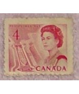4 Cent 1967 Canada Canadian Centennial Stamp Queen Elizabeth - $1.99