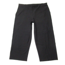 NWT Eileen Fisher Straight Cropped in Black Washable Stretch Crepe Pants 2X - £68.08 GBP