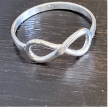 Infinity Silver Ring Size 10 - $14.85