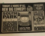 South Park Tv Guide Print Ad  TPA5 - £4.66 GBP