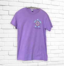 Cape San Blas Florida Purple Turtle Mandala Fractal T Shirt Small - £7.08 GBP