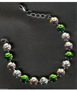 MEA Original, Irish Mist Fun Bracelet/W Multi. Swarovski Crystals,   D1 - $48.38