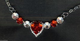 MEA Jewelry Original, SP Eternal Love, Swarovski Crystal Necklace    D1 - £45.86 GBP