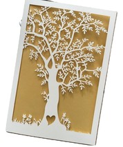 50pcs Cream Tree Laser Cut Wedding Cards,Invite,Laser Cut Wedding Invitations - £40.73 GBP