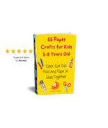 Color, Cut Out, Fold And Tape or Glue Together: 75 Paper Crafts for Kids... - $13.83 CAD