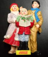 Coca Cola Town Square Collection Accessory 1994 Singing Carolers in Orig... - £6.28 GBP