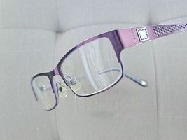 Liz Claiborne Petite Women Glasses/Eyeglasses Frame Purple Tone L419 48[... - $29.00