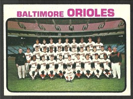 Baltimore Orioles Team Card 1973 Topps Baseball Card # 278 vg/ex - £0.55 GBP