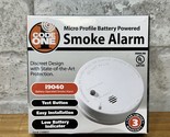 Code One Micro Profile 9V Battery Operated Smoke Fire Alarm # i9040 85db... - $8.42