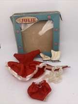 6-Pc Set For 8” Styled For Julie Doll Red Skating Clothes Original Box 50’s - £22.32 GBP