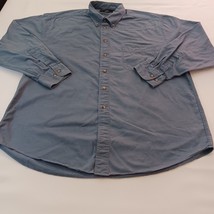 Croft &amp; Barrow Men’s Blue Long Sleeve Cotton Button-Down Collar Shirt Sz... - €8,95 EUR