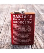 8oz CUSTOMIZED Travel Sized Exorcism Flask L1 - £16.90 GBP