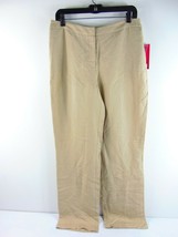 212 Collection Natural Fit Tan Pants Size 10 Nwt - £23.72 GBP