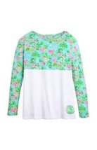 Disney X Lilly Pulitzer Mickey &amp; Minnie Finn Long Sleeve T-Shirt Top S New - £62.58 GBP
